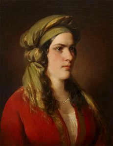 Friedrich von Amerling Rosa Dirsch. Free illustration for personal and commercial use.