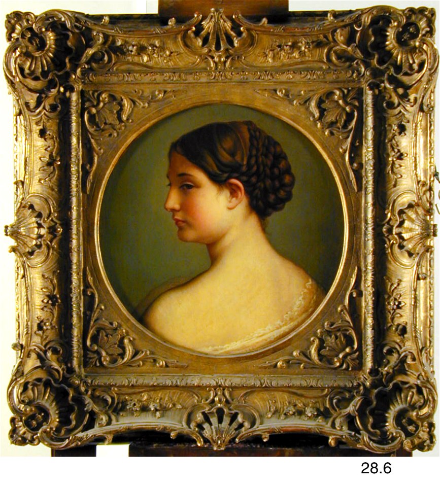 Friedrich von Amerling - Young Woman - 28.6 - Detroit Institute of Arts
