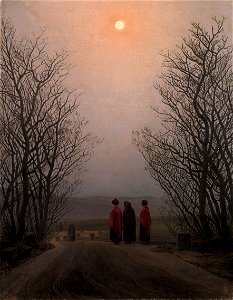 Caspar David Friedrich - Ostermorgen. Free illustration for personal and commercial use.