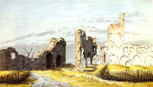 Caspar David Friedrich - Die Ruine des Klosters Eldena (ca.1824)