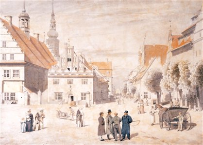 Caspar David Friedrich - Der Greifswalder Markt