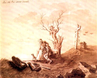 Caspar David Friedrich Trauerszene am Strand