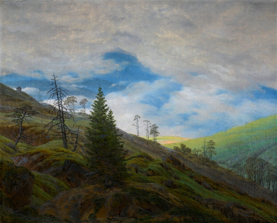 Sonnenblick im Riesengebirge (Sunburst in the Giant Mountains) by Caspar David Friedrich