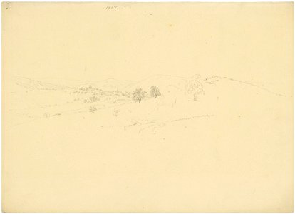 Caspar David Friedrich - Böhmische Landschaft (1807)