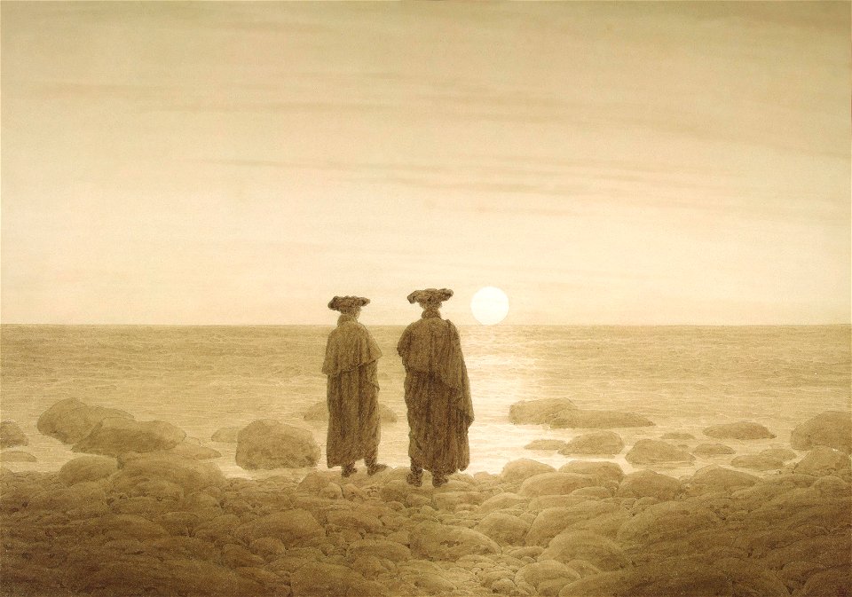 Caspar David Friedrich - Mondaufgang (ca.1835-37)