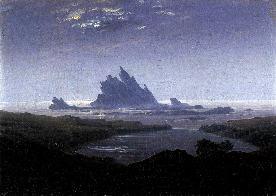 Caspar David Friedrich - Rocky Reef on the Sea Shore - WGA8273