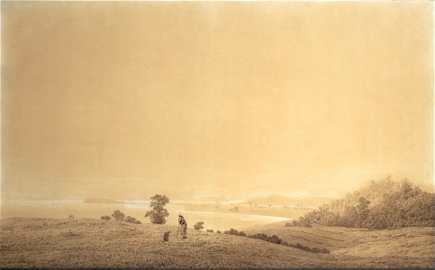 Caspar David Friedrich - Die Ostküste der Insel Rügen mit Schäfer