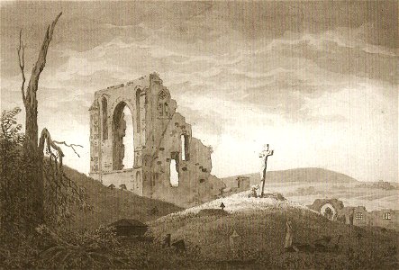 Ruine mit Begräbnis