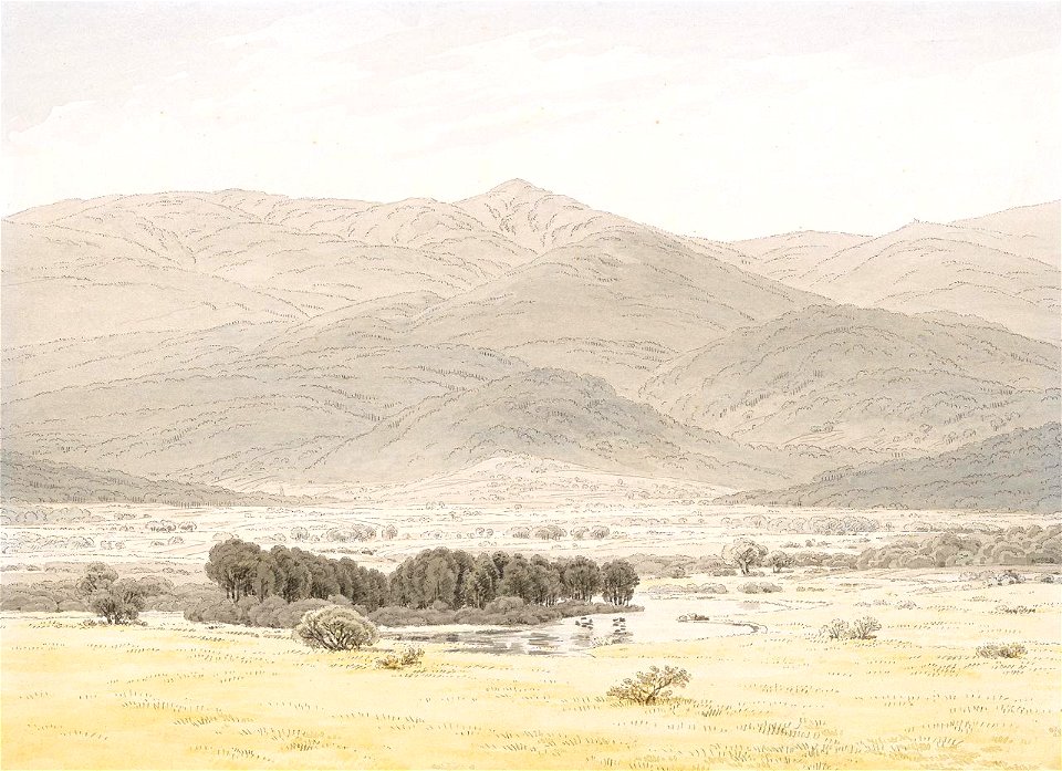Caspar David Friedrich Landscape in the Riesengebirge