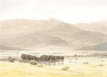 Caspar David Friedrich Landscape in the Riesengebirge