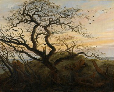 Caspar David Friedrich - Rabenbaum (ca. 1822)