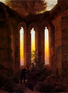 Caspar David Friedrich - Huttens Grab