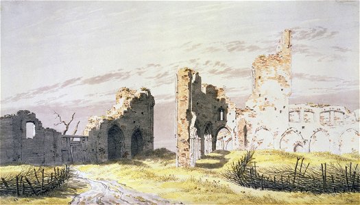Caspar David Friedrich - Die Ruine des Klosters Eldena (ca. 1824)