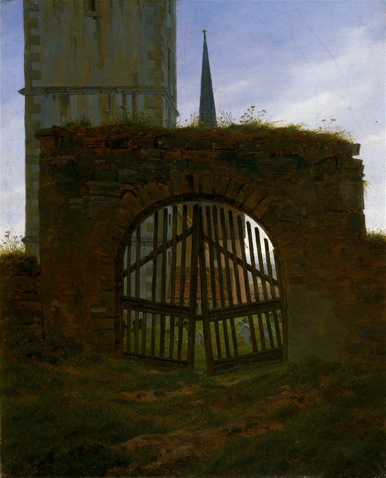 Churchyard Gate by Friedrich