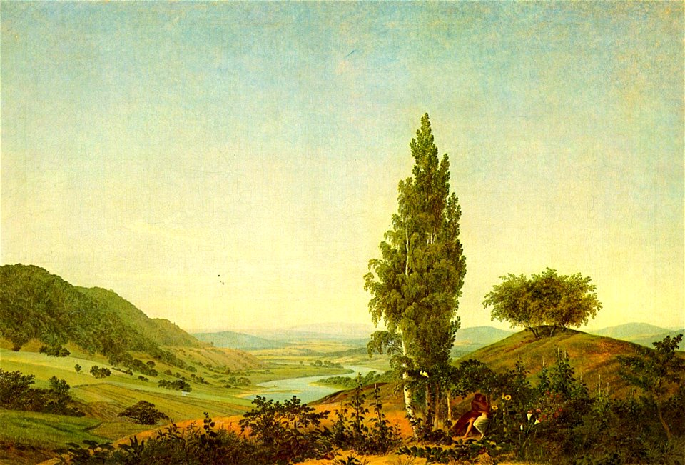 Caspar David Friedrich - Der Sommer (Landschaft mit Liebespaar)