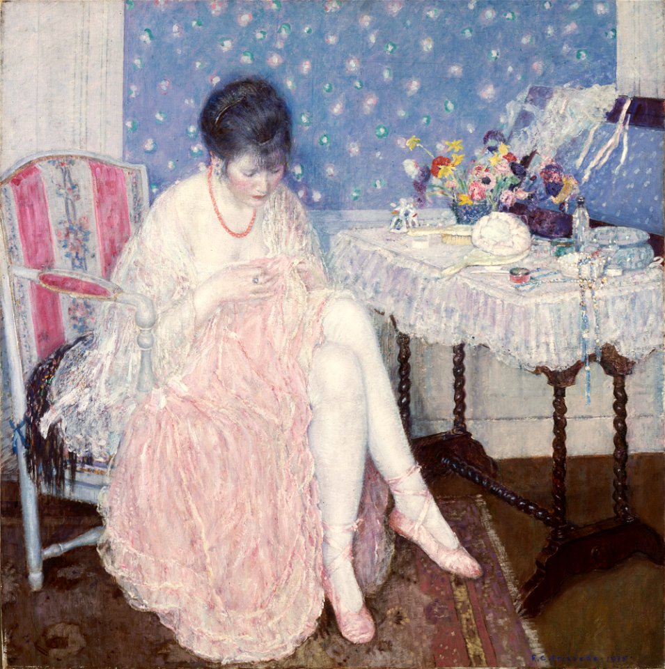 Frederick Carl Frieseke - Torn Lingerie - 310-1916 - Saint Louis Art Museum