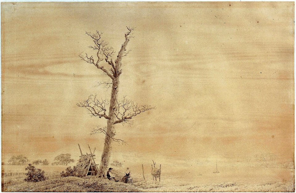 Caspar David Friedrich - Sommerlandschaft mit abgestorbener Eiche