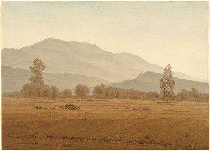 Caspar David Friedrich - Neumond über dem Riesengebirge