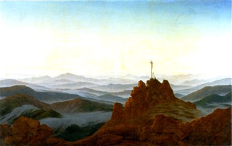 Caspar David Friedrich - Morgen im Riesengebirge