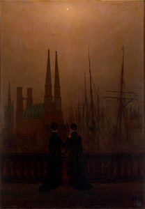 Caspar David Friedrich - The Sisters on the Balcony - WGA8258
