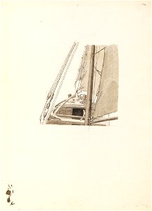 Caspar David Friedrich - Studie zu Auf dem Segler (ca. 1818)