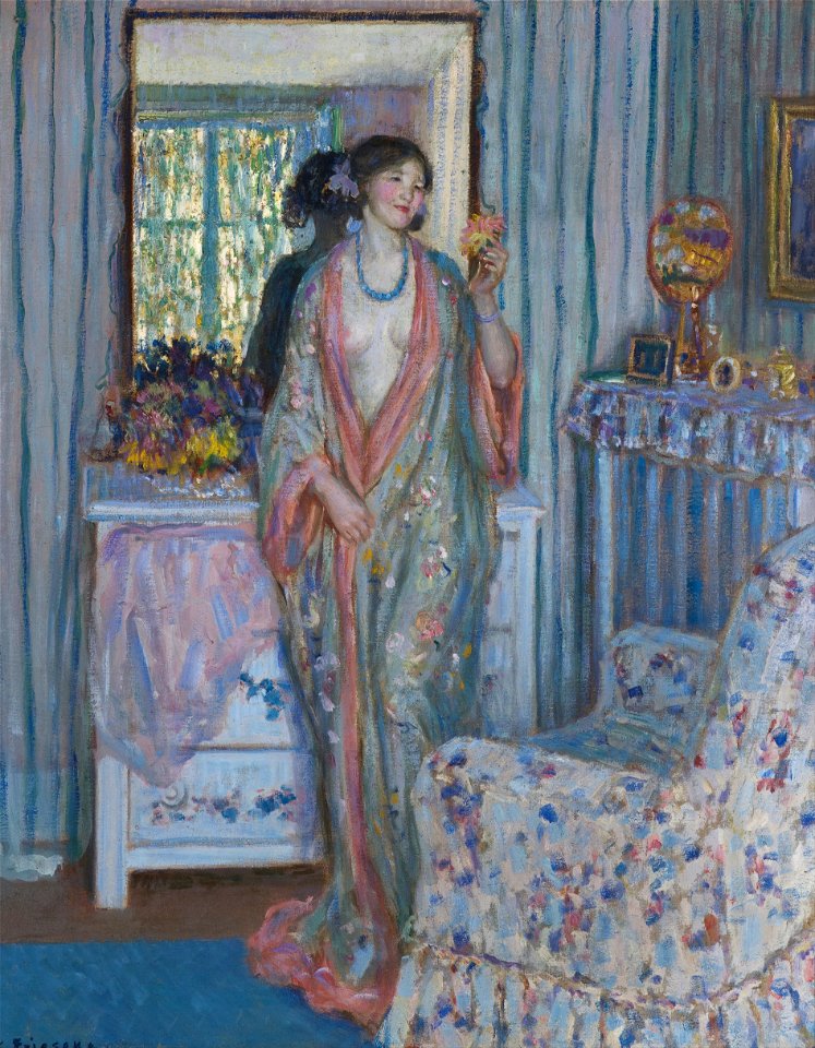 Frieseke, Frederick Carl - The Robe - Google Art Project