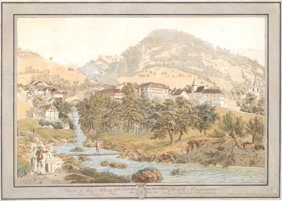 Friedrich-Georg Wexelberg Le Village de Montreux