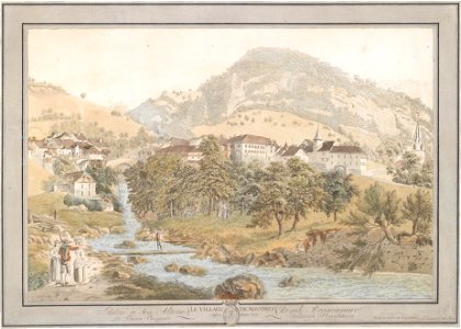 Friedrich-Georg Wexelberg Le Village de Montreux