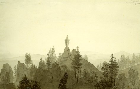 Caspar David Friedrich - Madonna im Gebirge