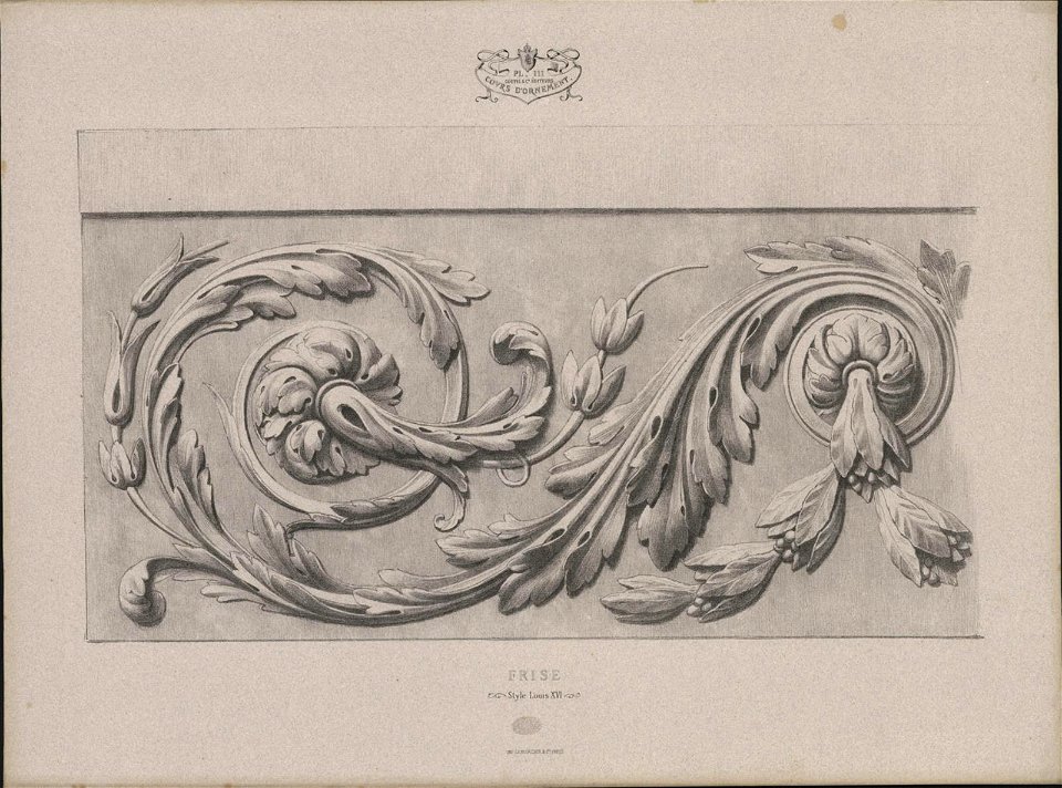 Frise, Style Louis XVI, objectnr A 59284