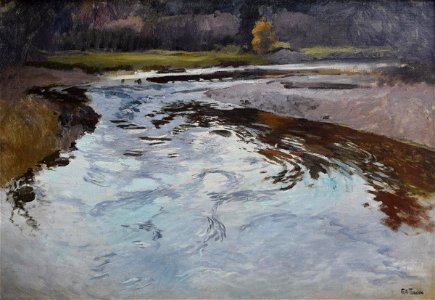 Frits Thaulow - The River at Beaulieu - 1928.60.1 - Reading Public Museum