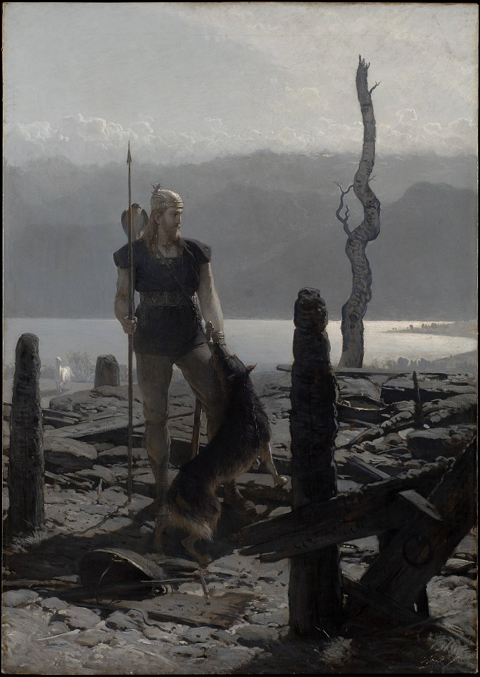 Frithiofs återkomst (ur Frithiofs saga) (August Malmström) - Nationalmuseum - 135357