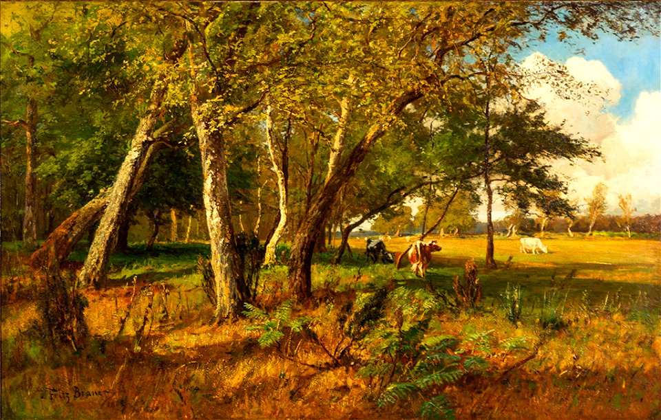 Fritz Brauer Weidelandschaft