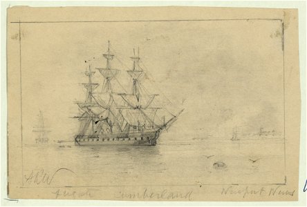 Frigate Cumberland, Newport News LCCN2004660867