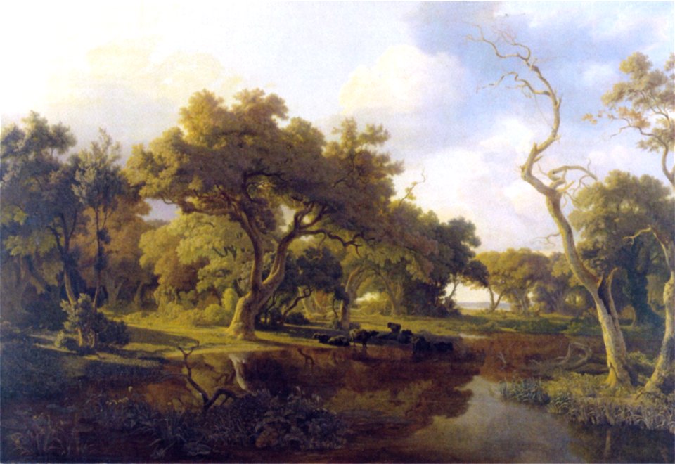 Fritz Petzholdt - Parti af de Pontiske Sumpe - 1837