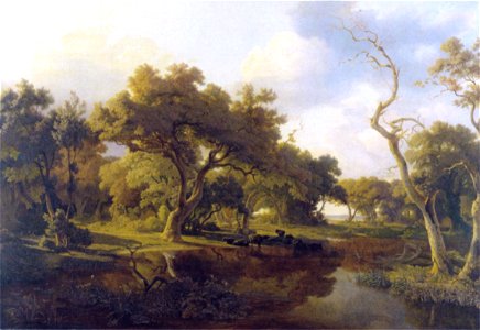 Fritz Petzholdt - Parti af de Pontiske Sumpe - 1837