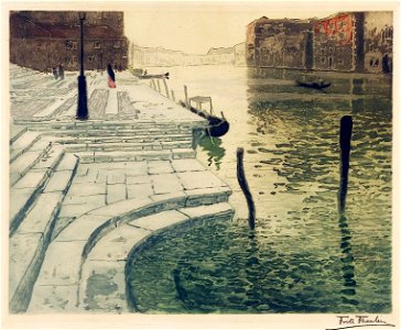 Frits Thaulow-Marmortrappen. Free illustration for personal and commercial use.