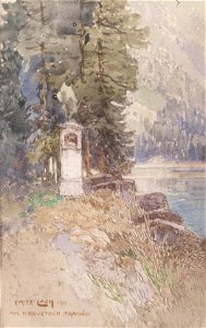 Fritz Lach Am Kreuzteich Tragöss 1911