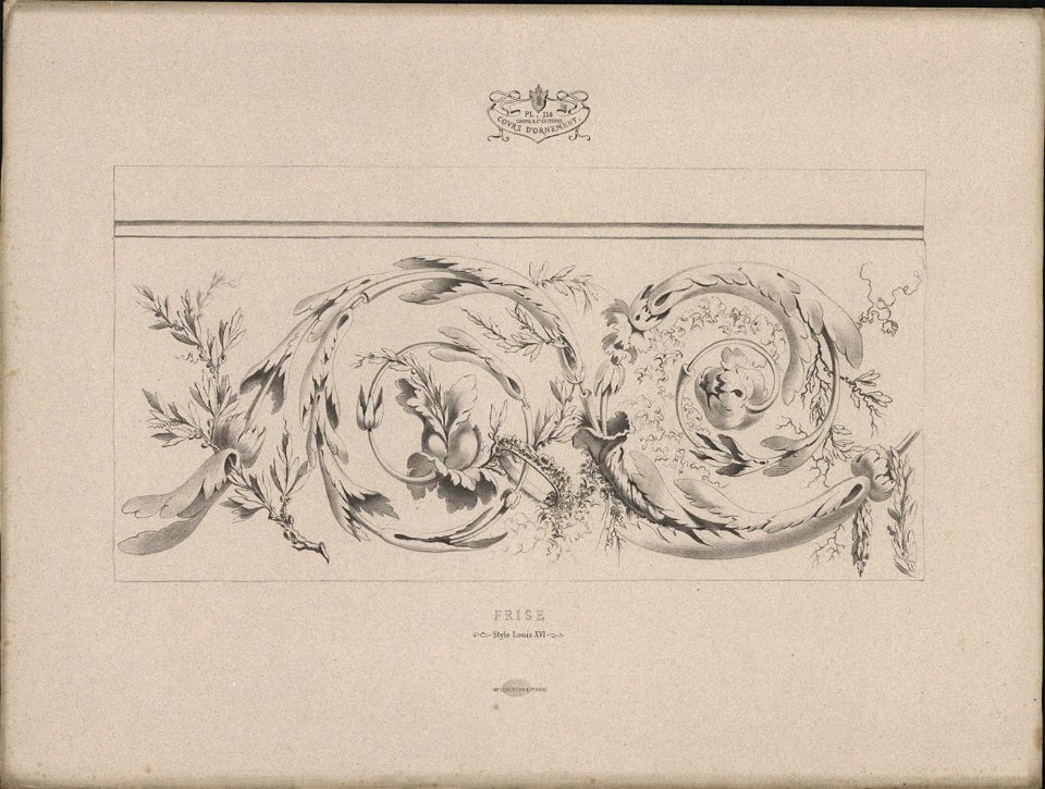 Frise, Style Louis XVI, objectnr A 59287