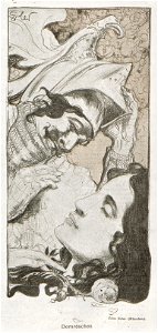 Fritz Erler - Dornröschen, Jugend 1898