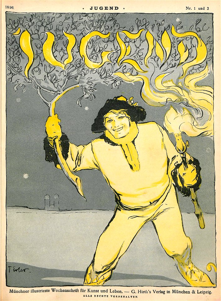 Fritz Erler - Jugend Nr. 1 und 2, 1896
