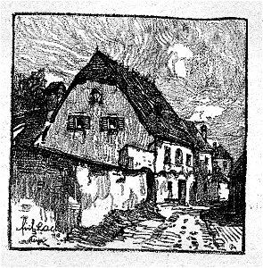 Fritz Lach Haus in Steyr 1918 dgE