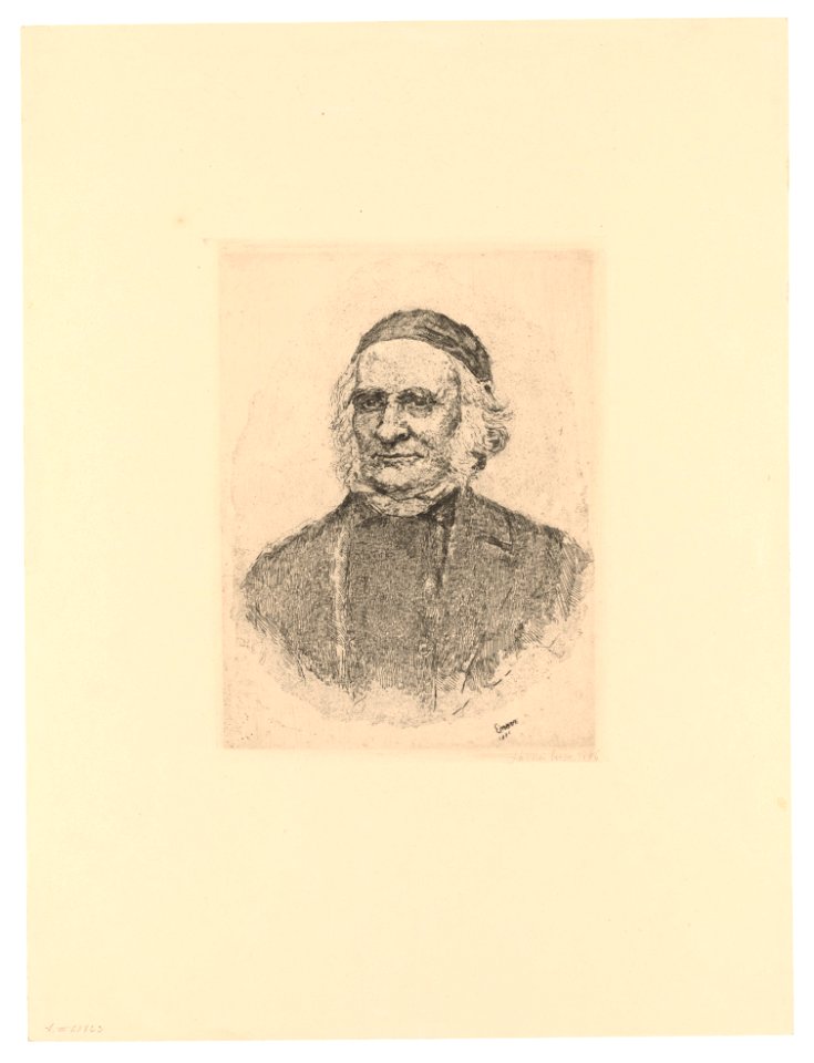 Frise, The Swedish Botanist, print by James Ensor, 1886, Prints Department, Royal Library of Belgium, S. III 68823