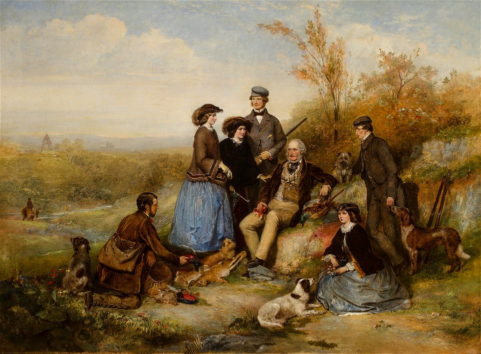 William Powell Frith - The Shooting Party