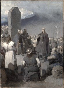 Frithiofs frieri (ur Frithiofs saga) (August Malmström) - Nationalmuseum - 135350