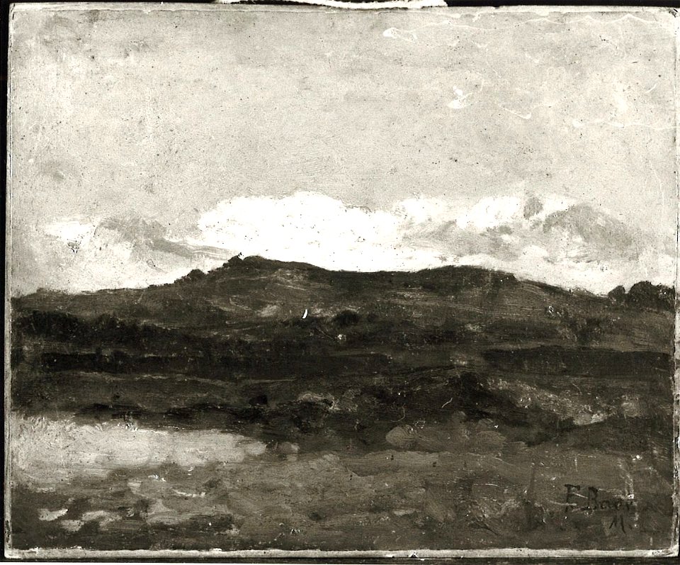 Fritz Baer - Landschaft mit See und Berg - HST 28 - Bavarian State Painting Collections