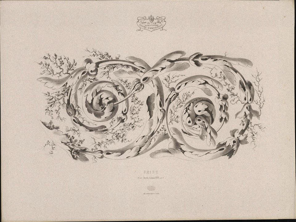 Frise, Style Louis XVI, objectnr A 59286