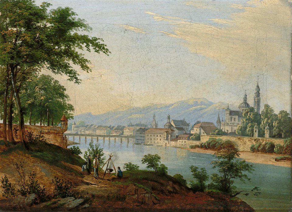 FrM Blick auf Solothorn 1851