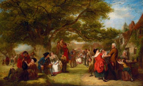 William Powell Frith - An English Merrymaking a Hundred Years Ago