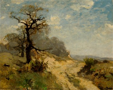 Fritz Baer - Landschaft mit Weg - G 161 - Lenbachhaus